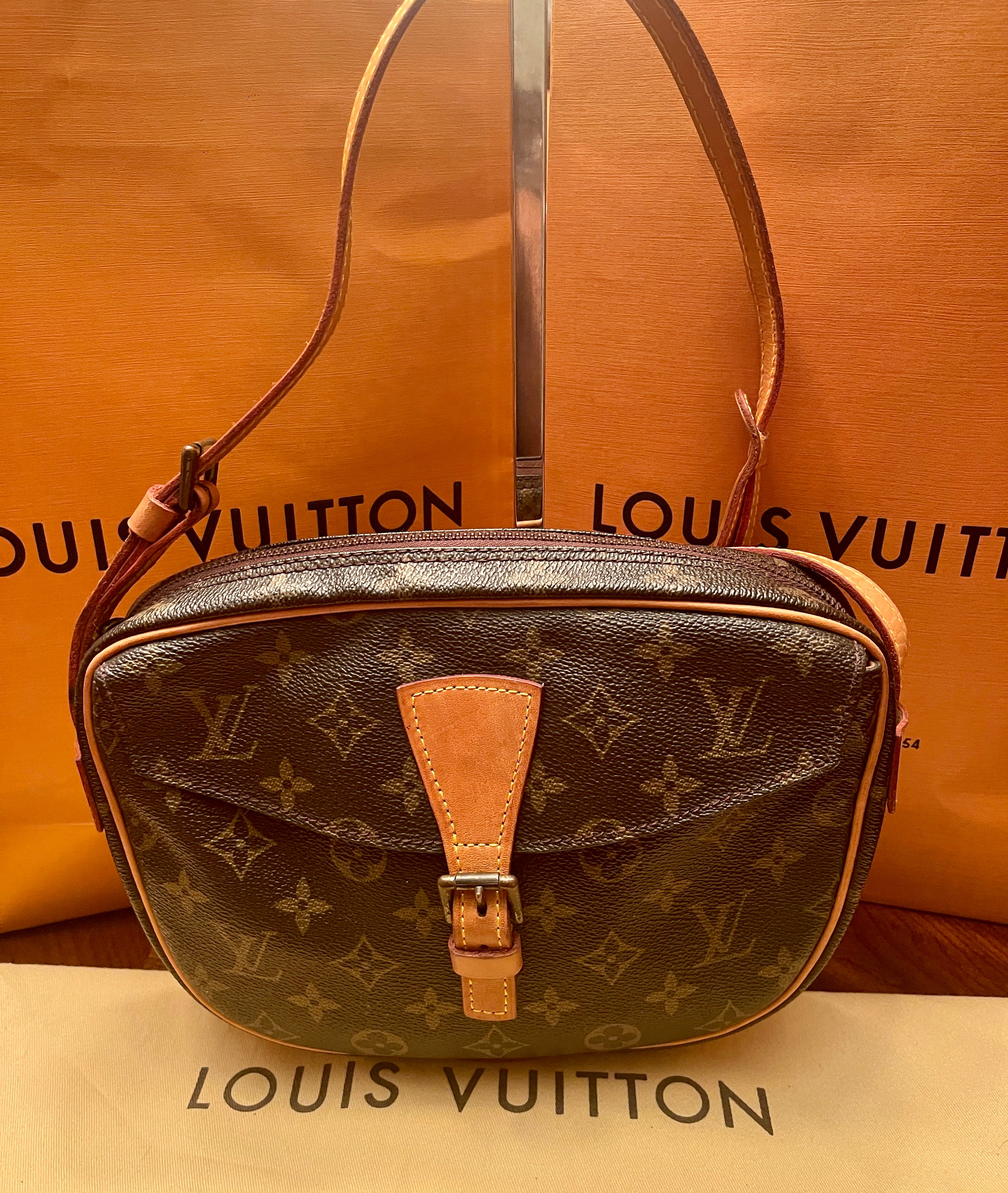 Jeune fille leather handbag Louis Vuitton Red in Leather - 36224283